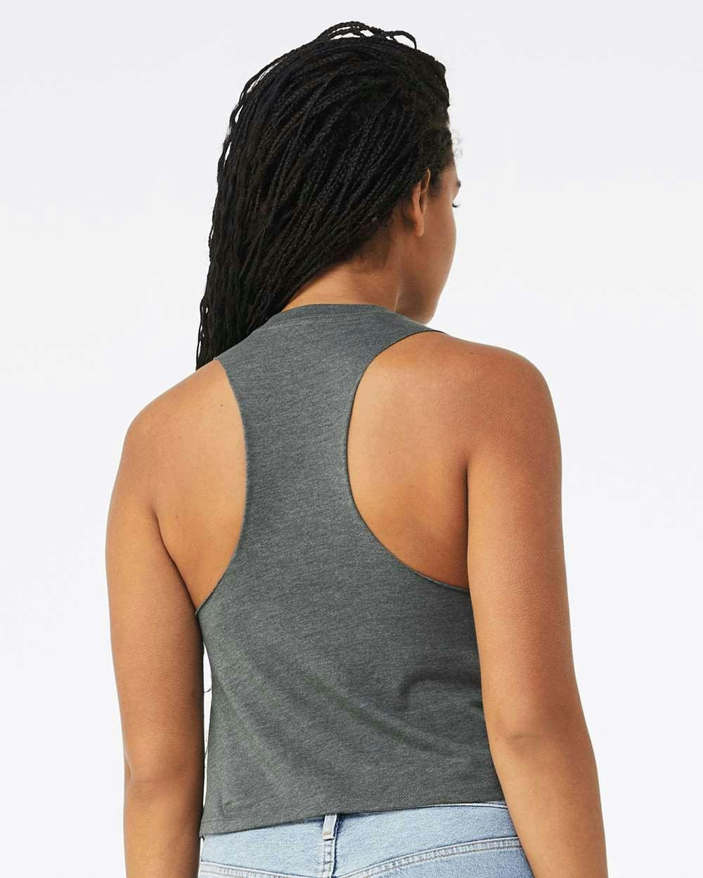 Women's Racerback Crop Tank [6682]