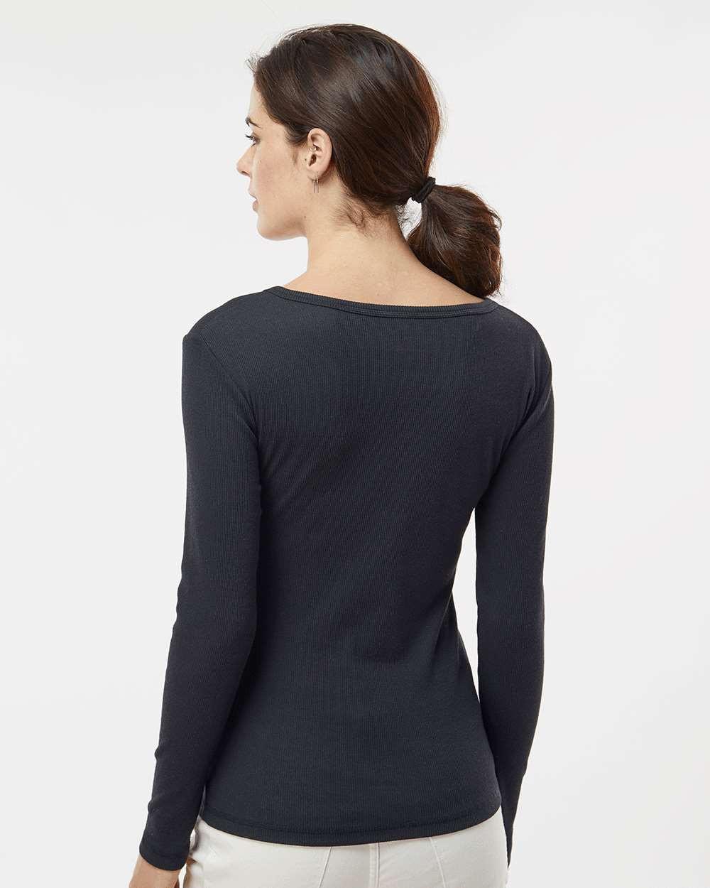 Women's Harper Long Sleeve Henley [BW2402]