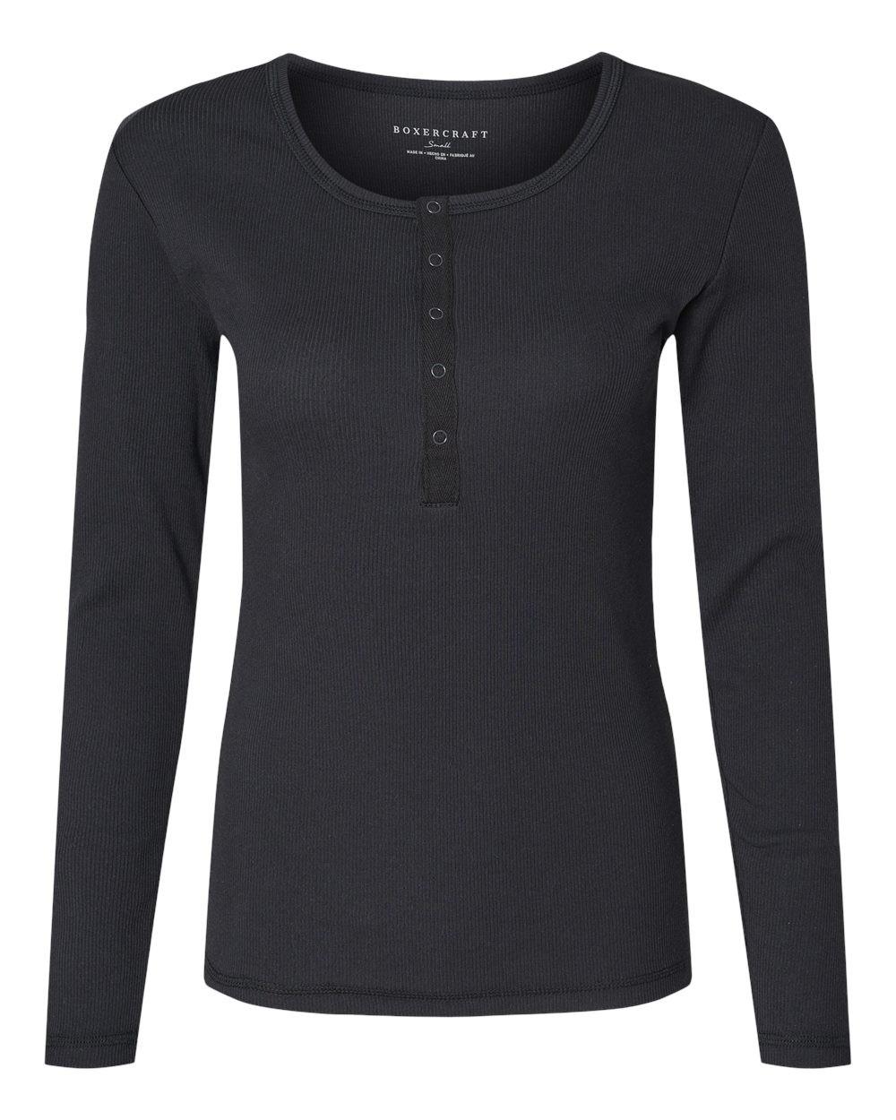 Women's Harper Long Sleeve Henley [BW2402]