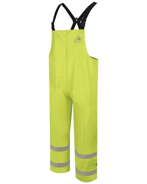 Hi-Visibility Flame-Resitant Rain Bib Overall - 13 oz. [BXN6]