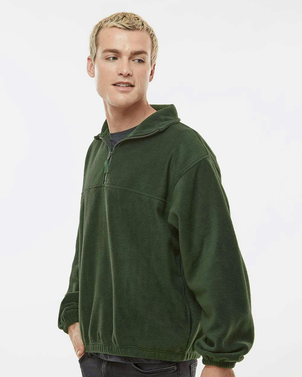 Polar Fleece Quarter-Zip Pullover [3052]