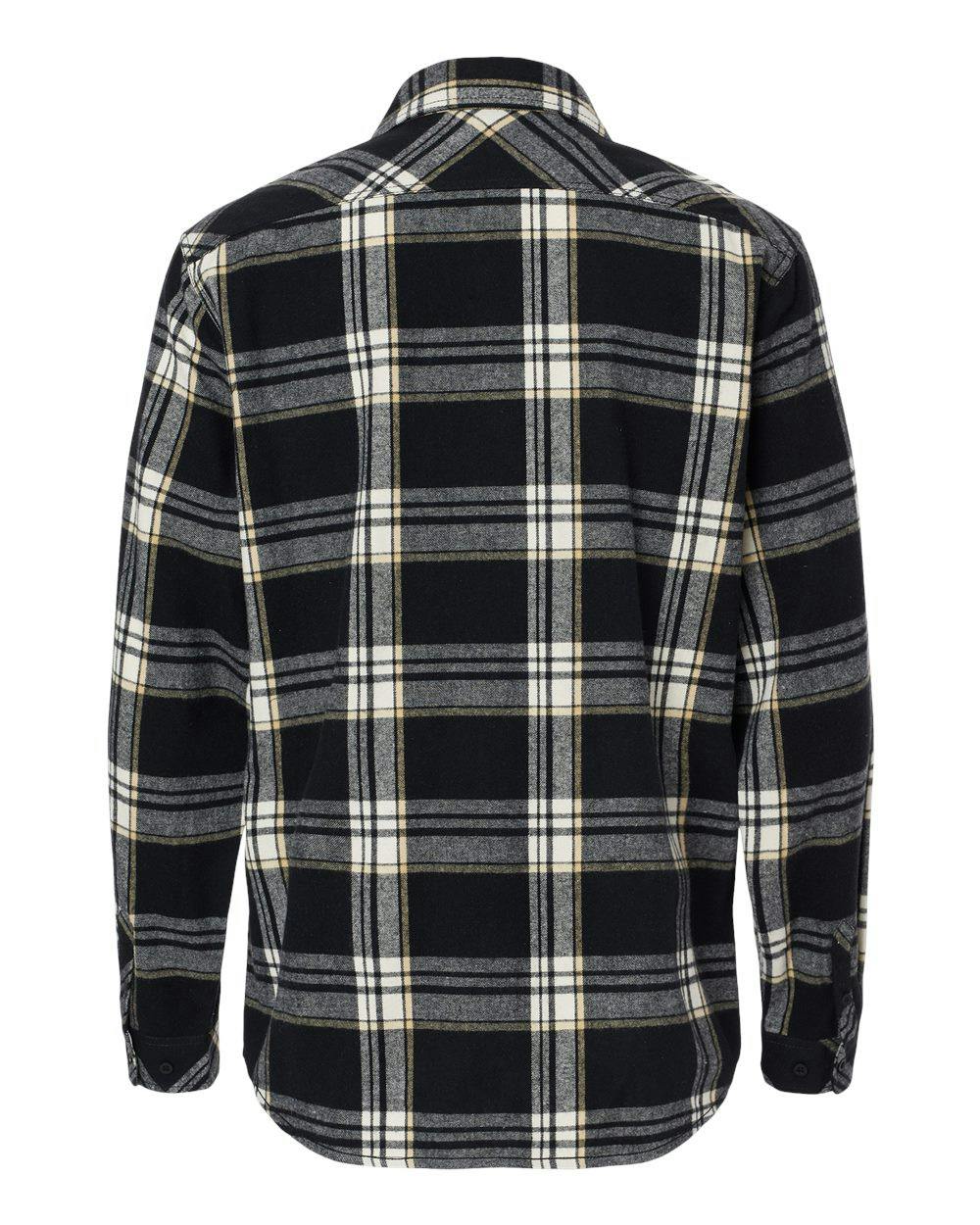 Open Pocket Long Sleeve Flannel Shirt [8212]