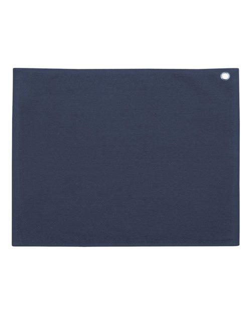 Velour Hemmed Towel with Grommet & Hook [C1518GH]