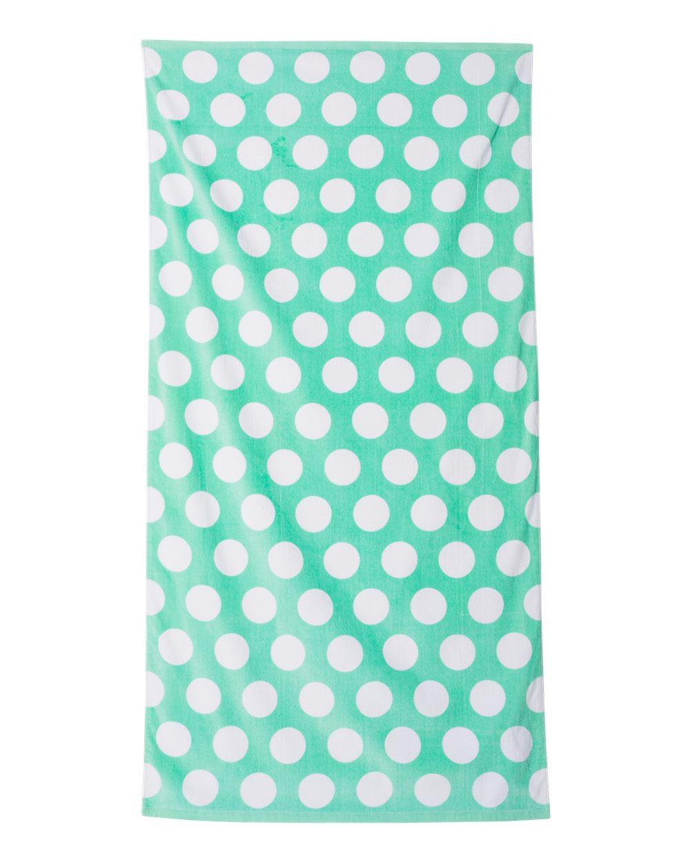 Polka Dot Velour Beach Towel [C3060P]