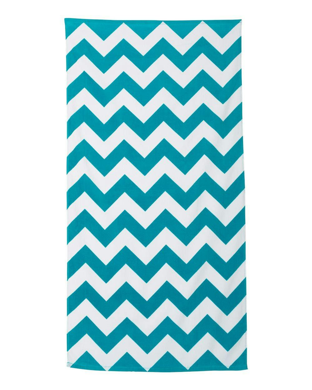 Chevron Velour Beach Towel [C3060X]