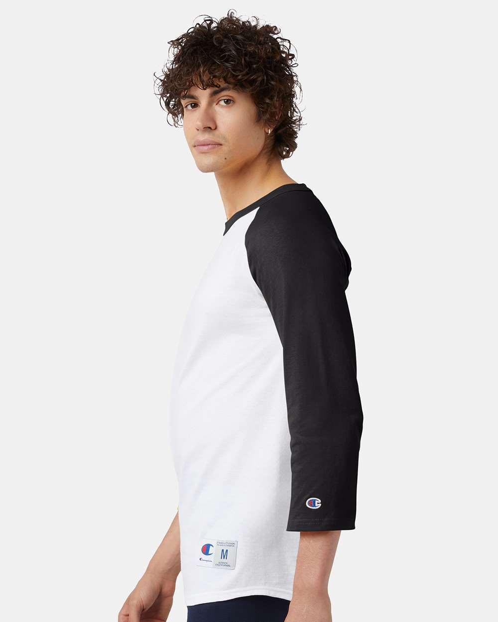 Three-Quarter Raglan Sleeve Baseball T-Shirt [T137]