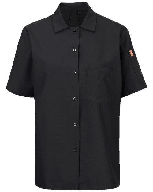 Women's Mimix™ Short Sleeve Cook Shirt with OilBlok [501X]