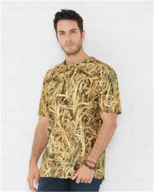 Camouflage Crew Neck T-Shirt [3968]