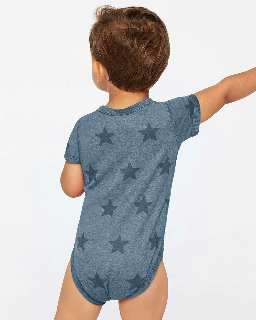 Infant Star Print Bodysuit [4329]