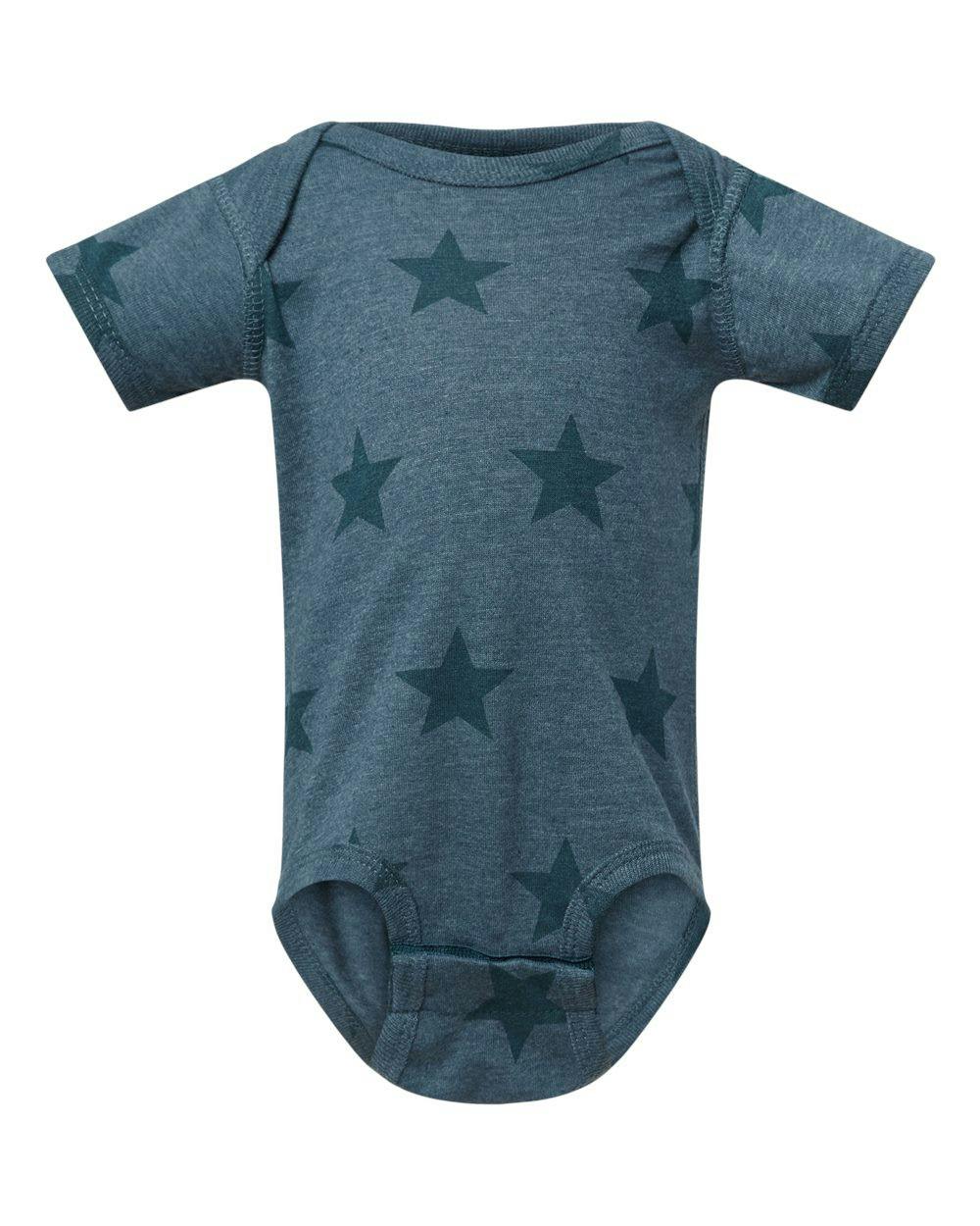 Infant Star Print Bodysuit [4329]