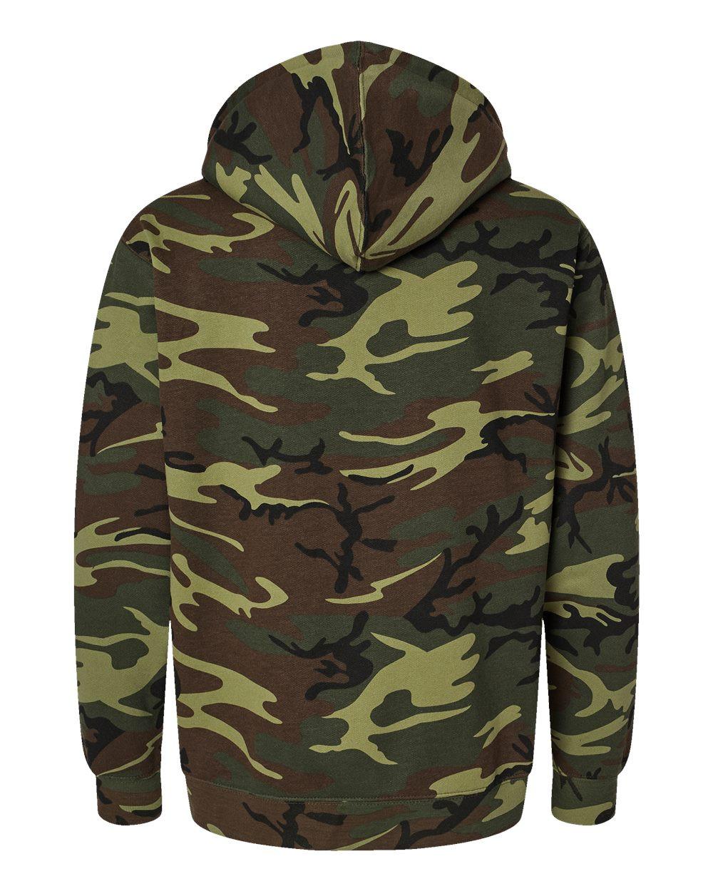 Camo Pullover Fleece Hoodie [3969]