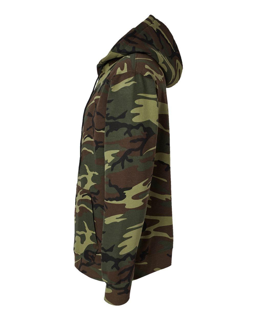 Camo Pullover Fleece Hoodie [3969]