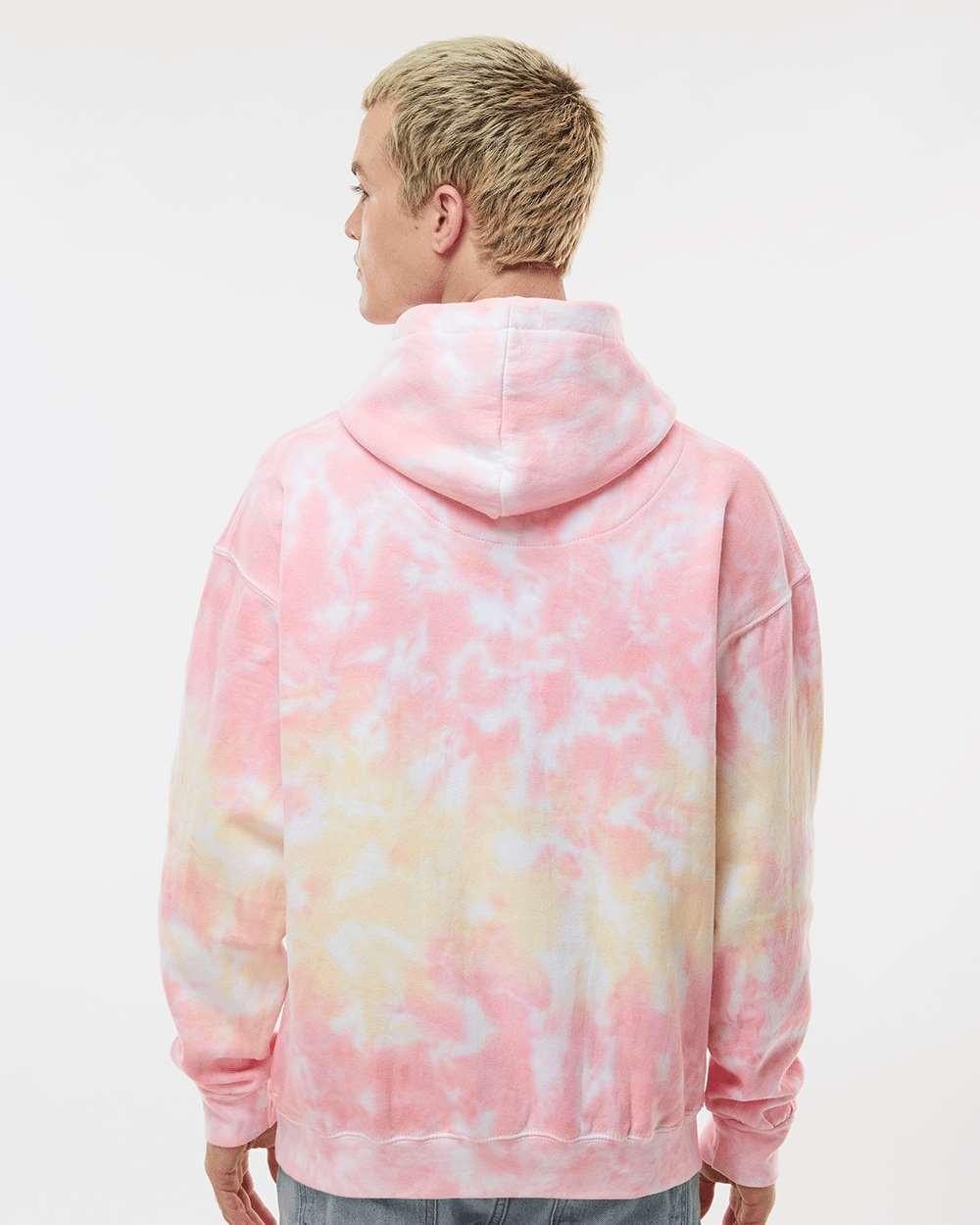 Tie-Dyed Hooded Sweatshirt [8777]