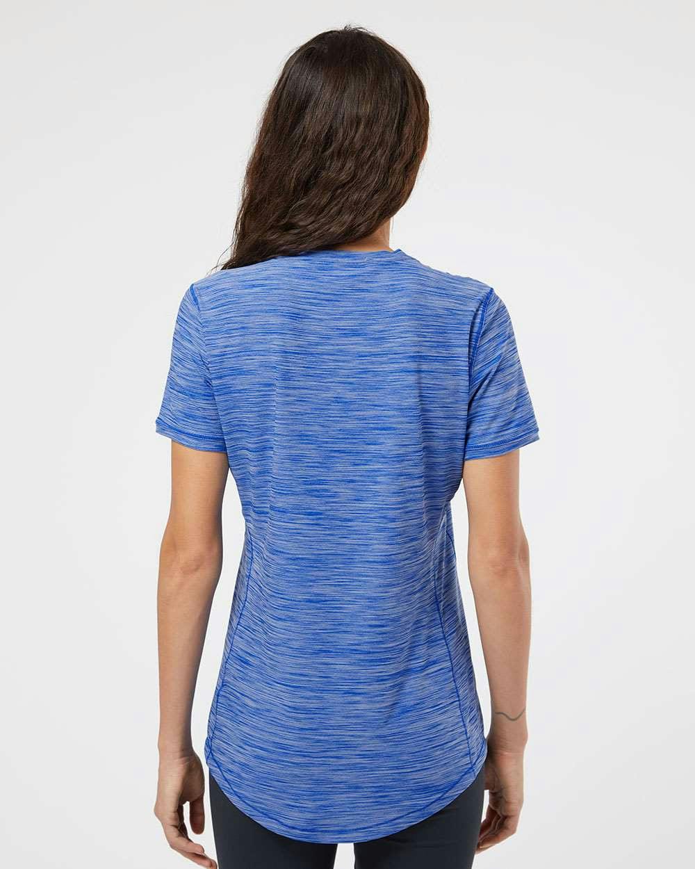 Women's Mèlange Tech V-Neck T-Shirt [A373]