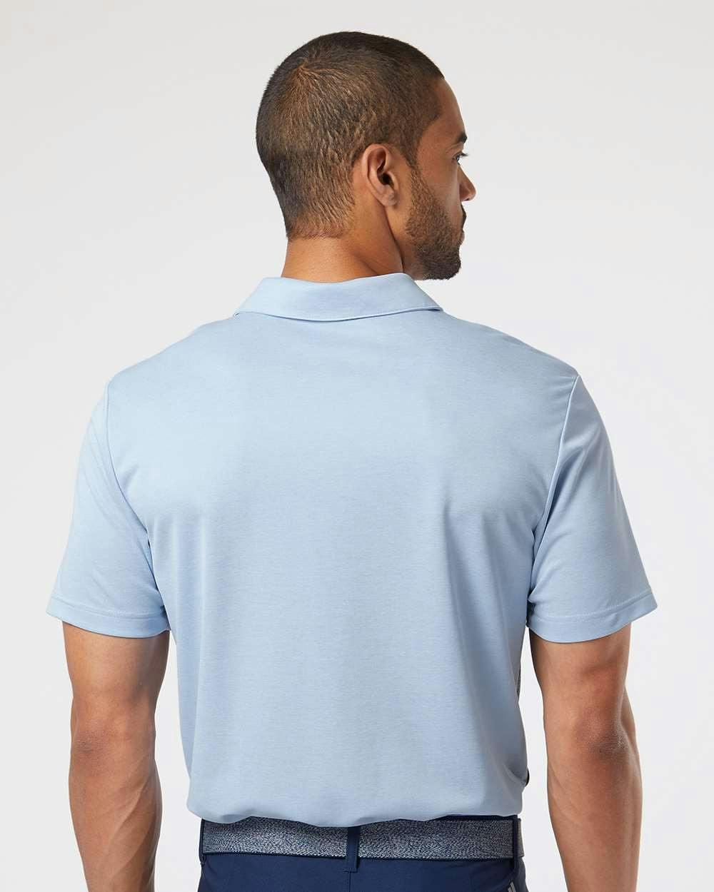 Heathered Colorblocked 3-Stripes Polo [A508]