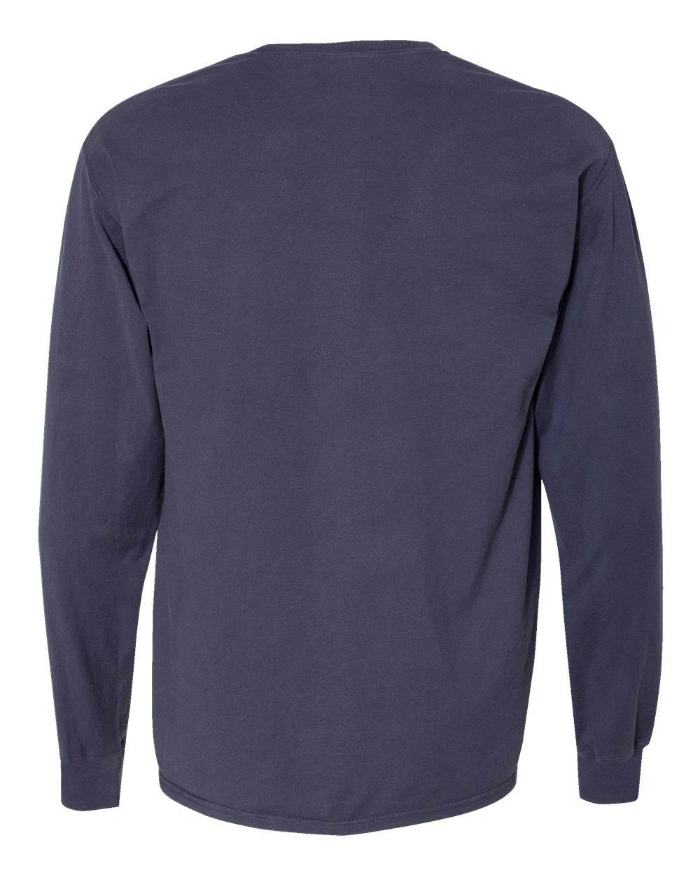 Garment-Dyed Long Sleeve T-Shirt With a Pocket [GDH250]