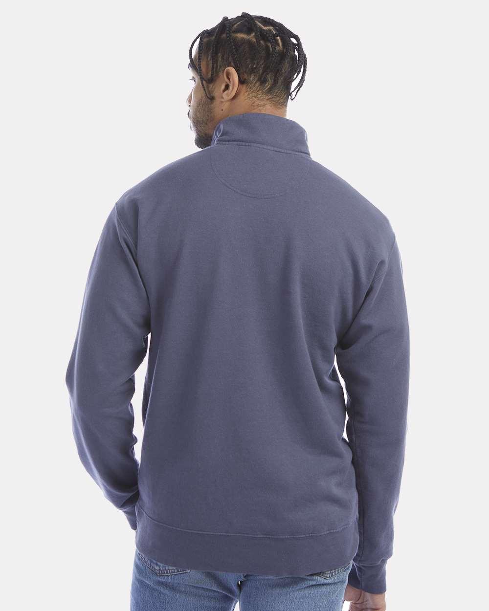 Garment-Dyed Quarter-Zip Sweatshirt [GDH425]