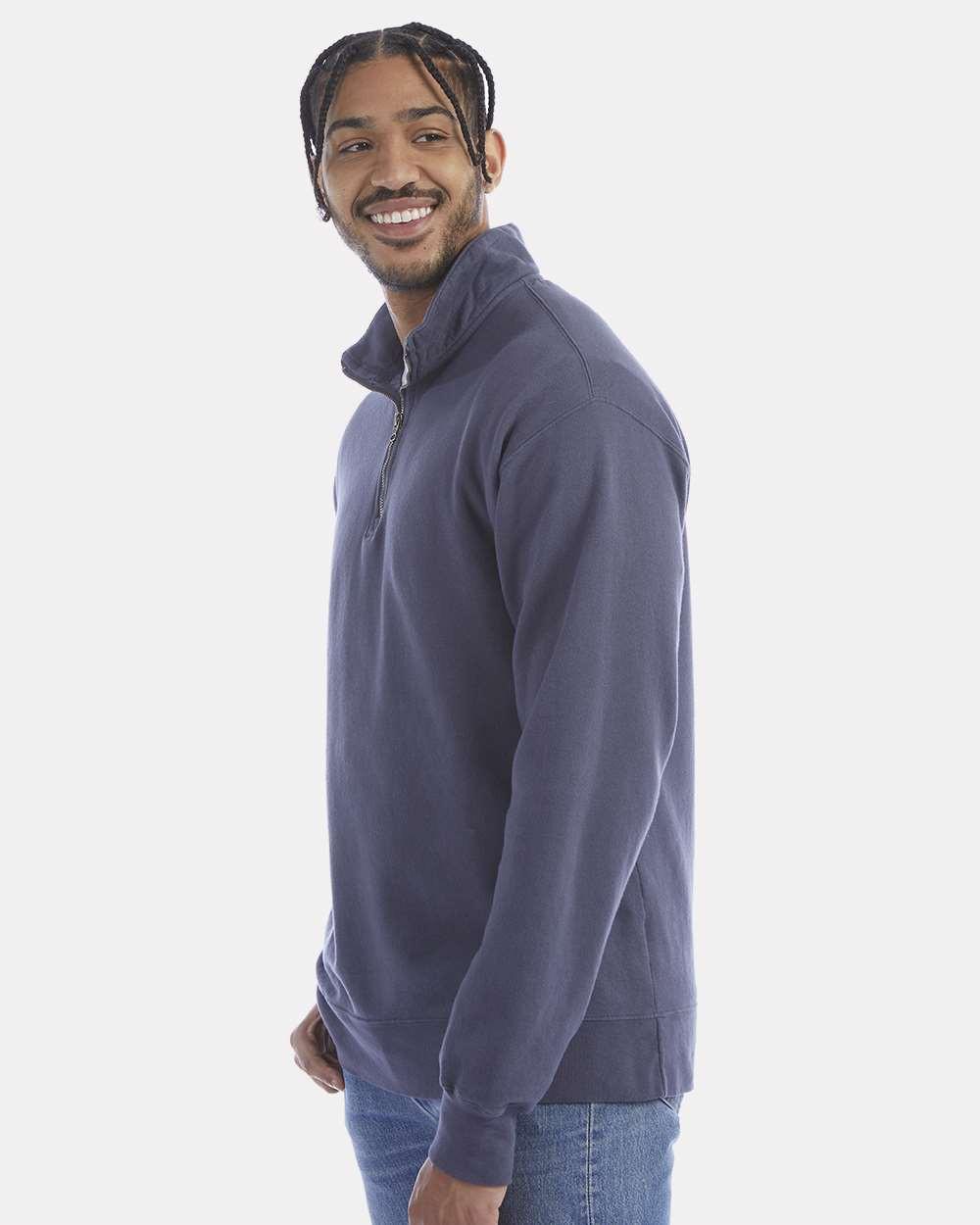 Garment-Dyed Quarter-Zip Sweatshirt [GDH425]