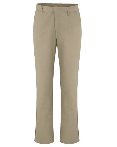 Women's Industrial Flat Front Pants - Extended Sizes [FP92EXT]