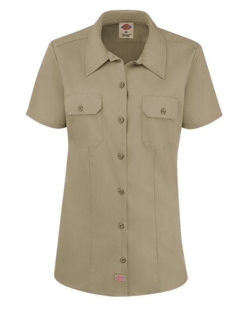 Women's Short Sleeve Work Shirt [FS57]