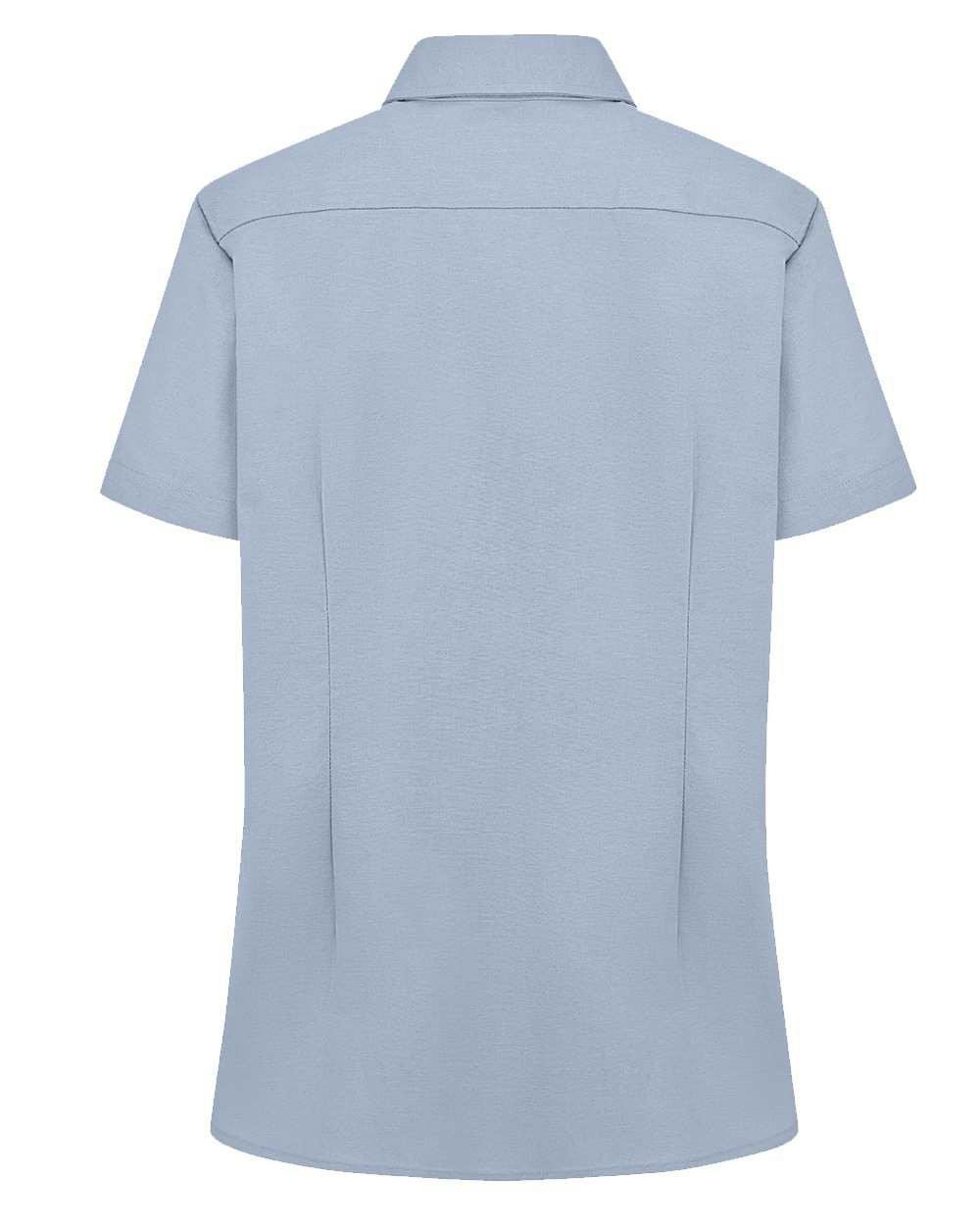 Women's Short Sleeve Stretch Oxford Shirt [S254]