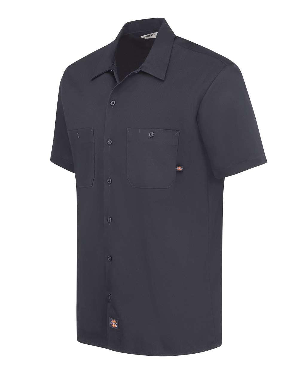 Industrial Short Sleeve Cotton Work Shirt [S307]