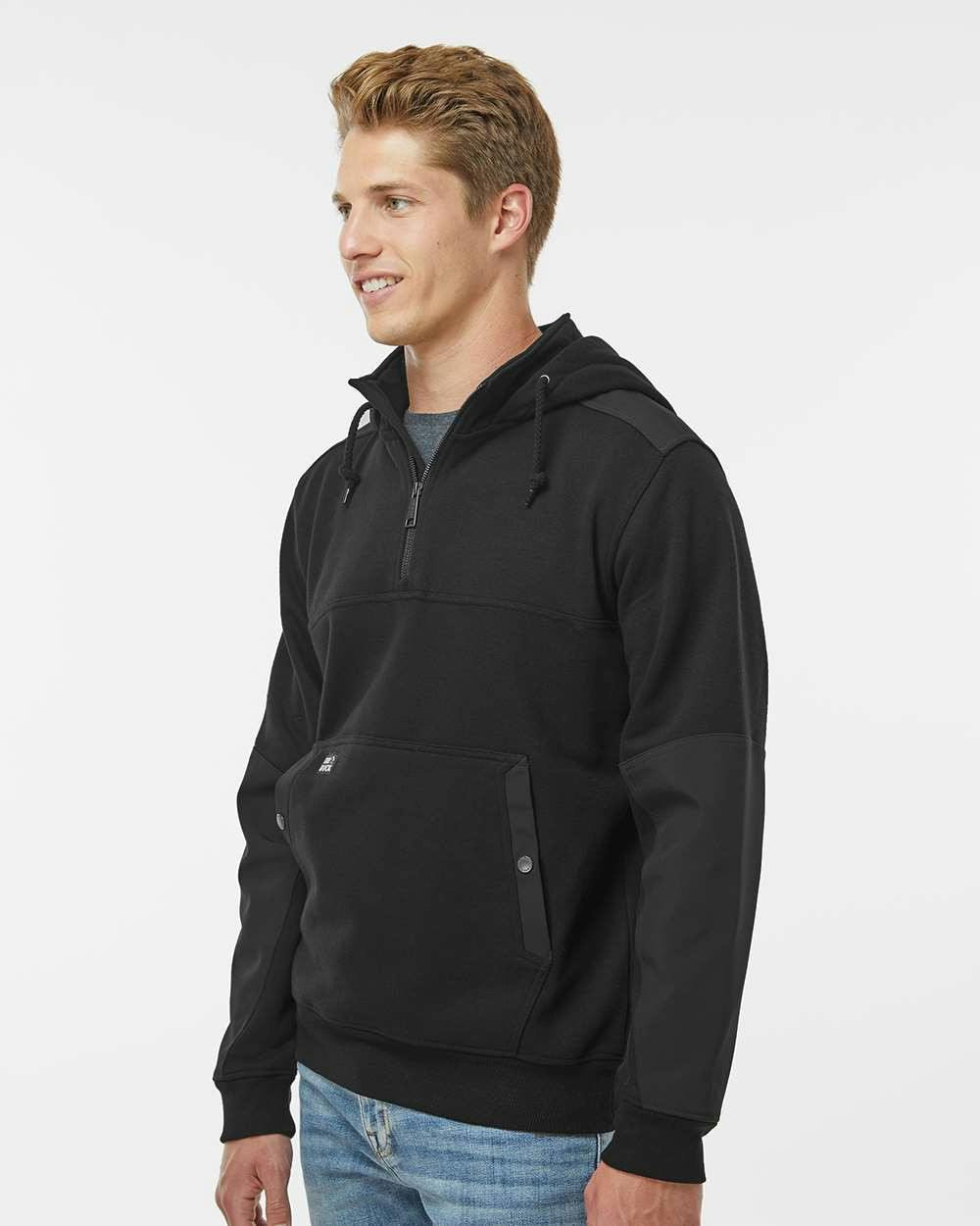 Mission Quarter-Zip Hooded Pullover [7349]