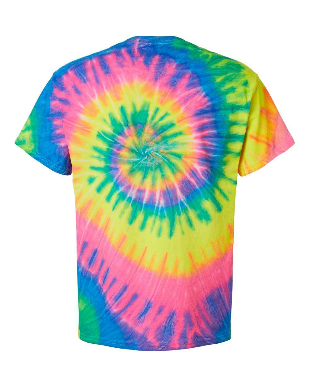 Multi-Color Spiral Tie-Dyed T-Shirt [200MS]