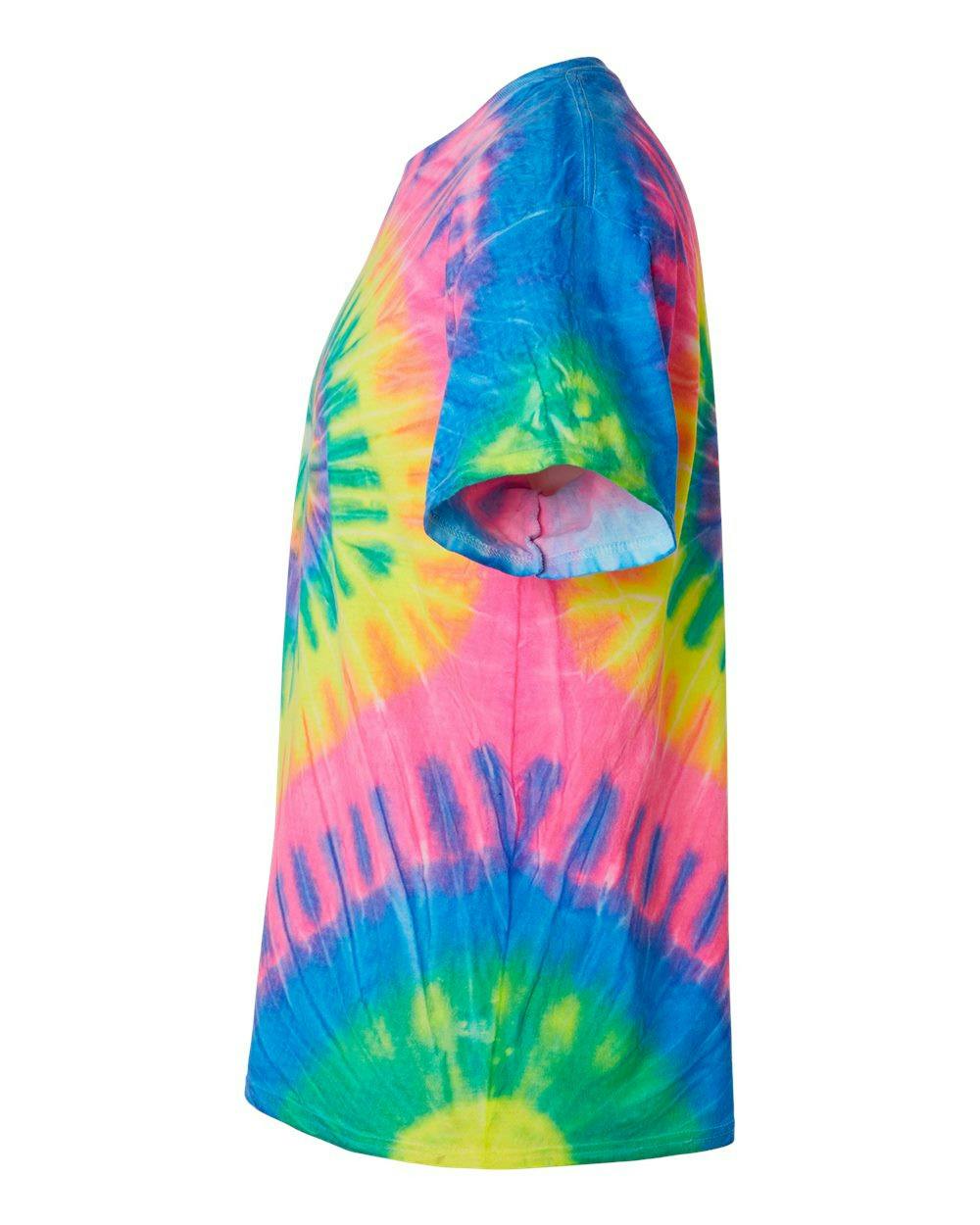 Multi-Color Spiral Tie-Dyed T-Shirt [200MS]