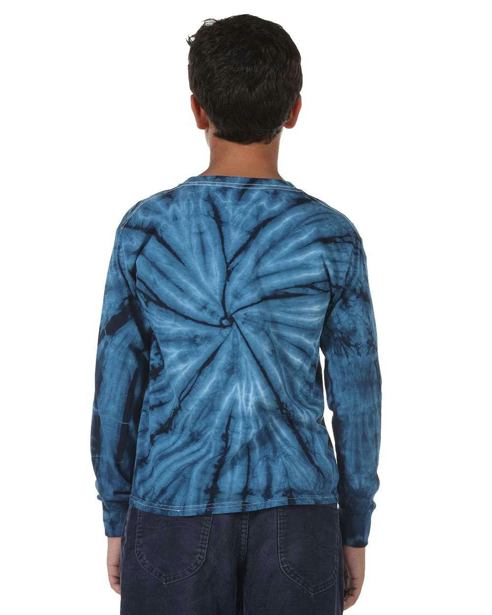 Youth Cyclone Tie-Dyed Long Sleeve T-Shirt [24BCY]