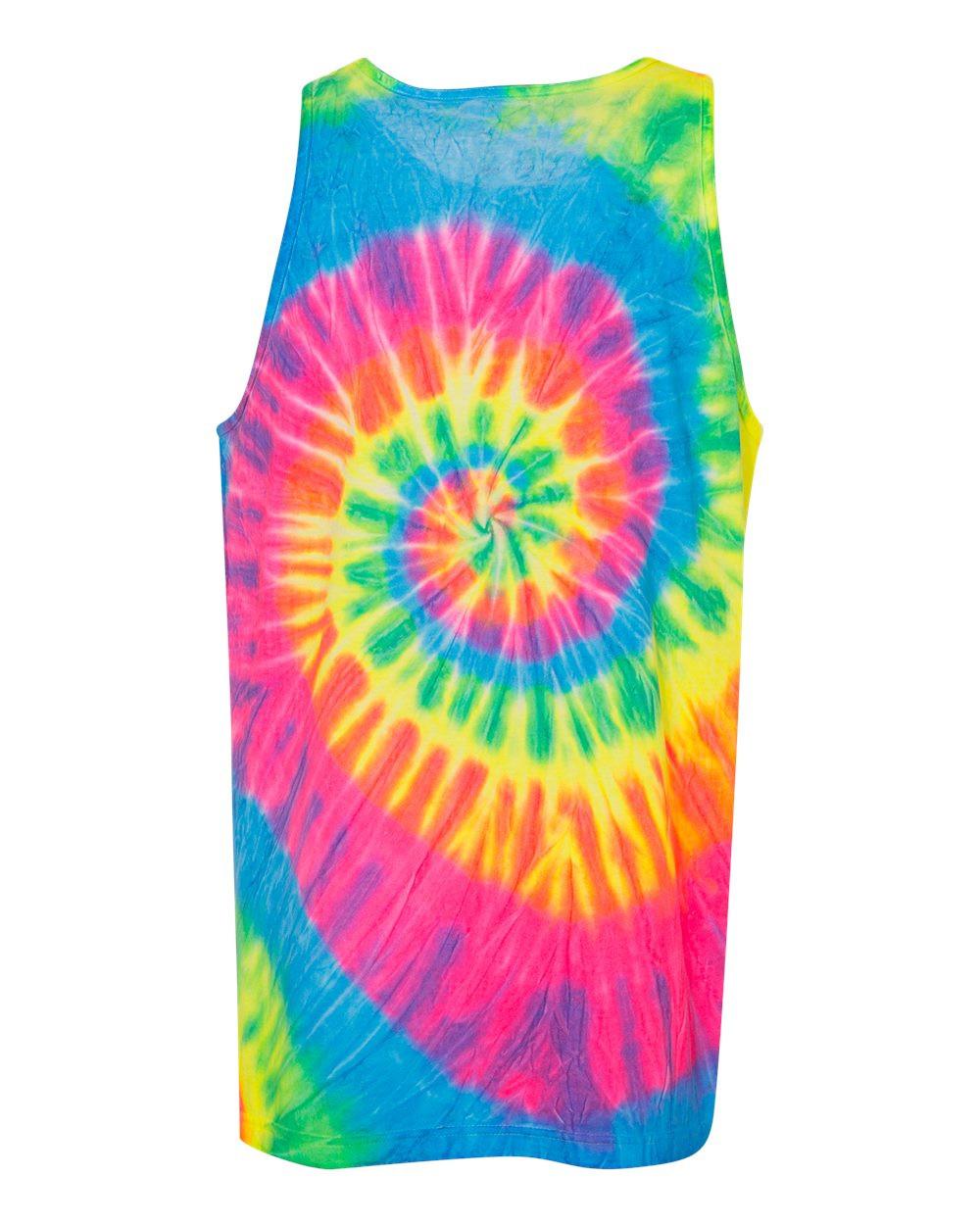 Multi-Color Spiral Tie-Dyed Tank Top [420MS]