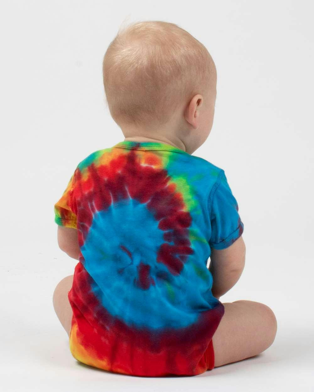 Infant Spiral Tie-Dyed Onesie [340MS]