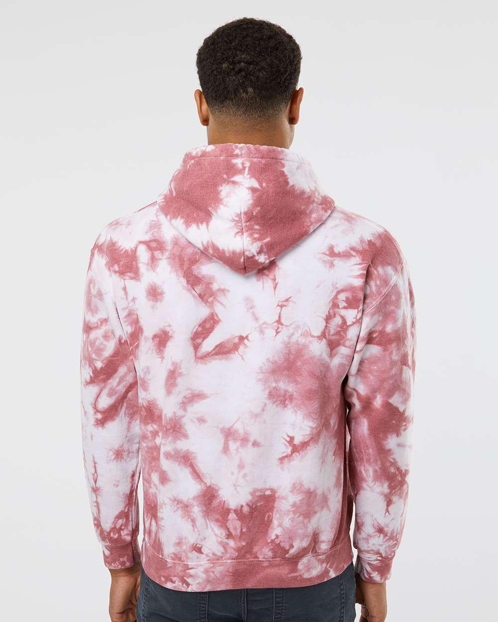 Blended Tie-Dyed Hooded Sweatshirt [680VR]