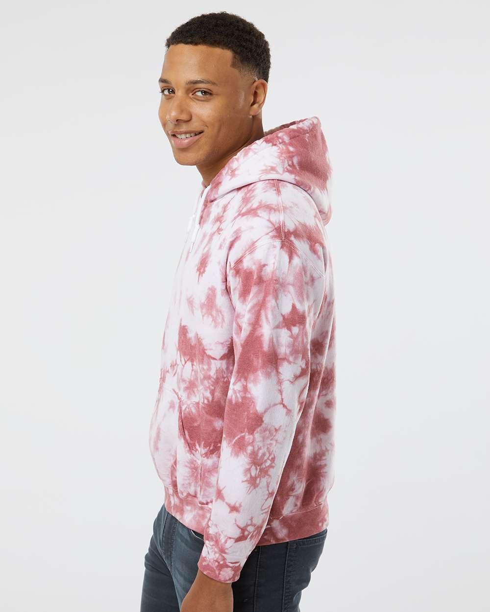 Blended Tie-Dyed Hooded Sweatshirt [680VR]