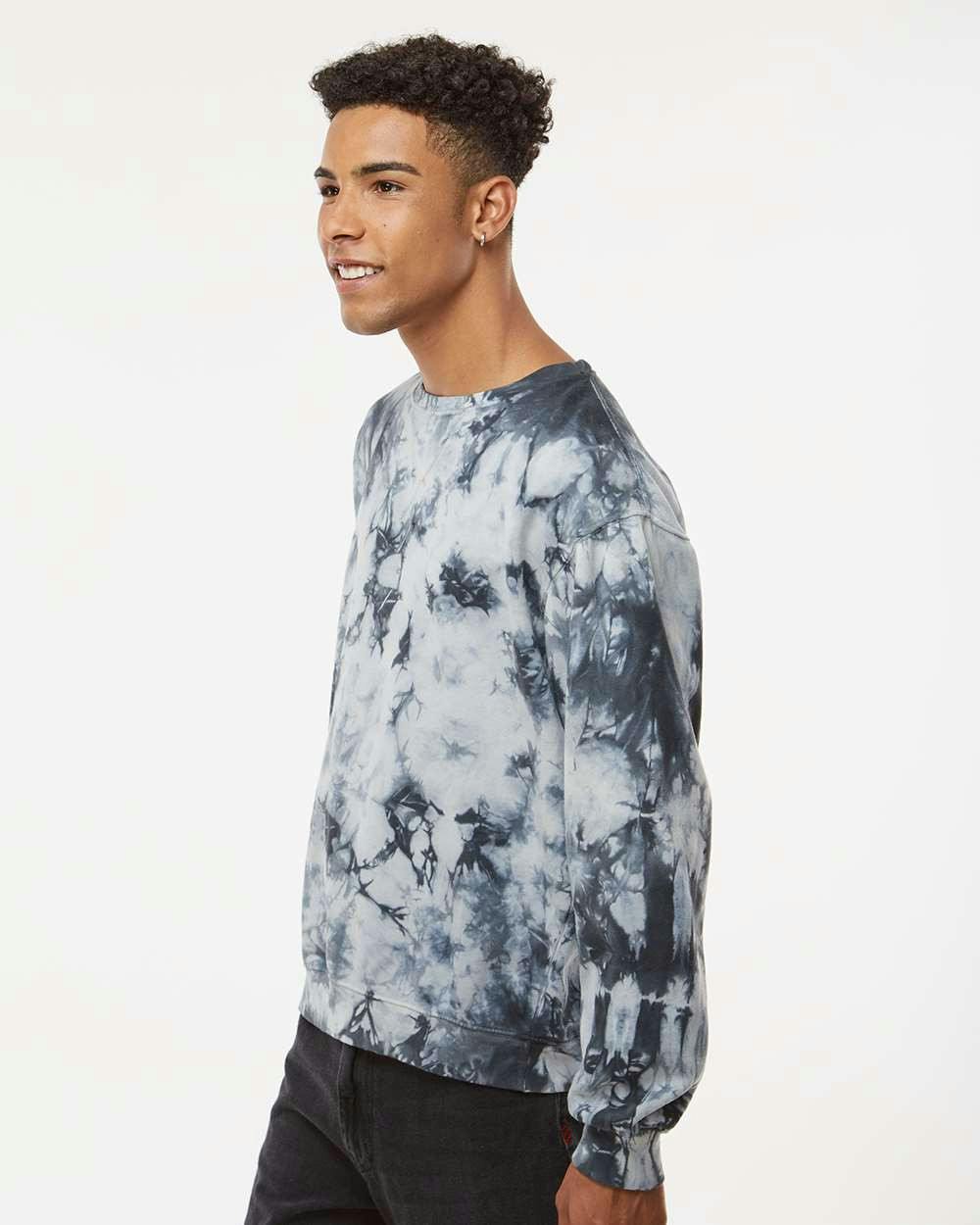 Blended Tie-Dyed Crewneck Sweatshirt [681VR]