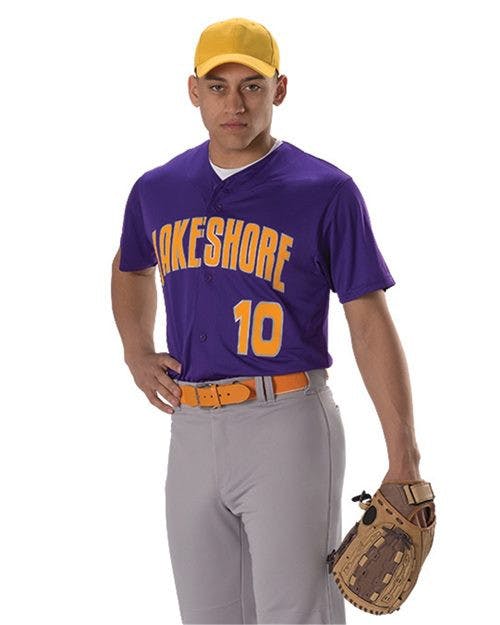 Youth Full Button Lightweight Baseball Jersey [52MBFJY]