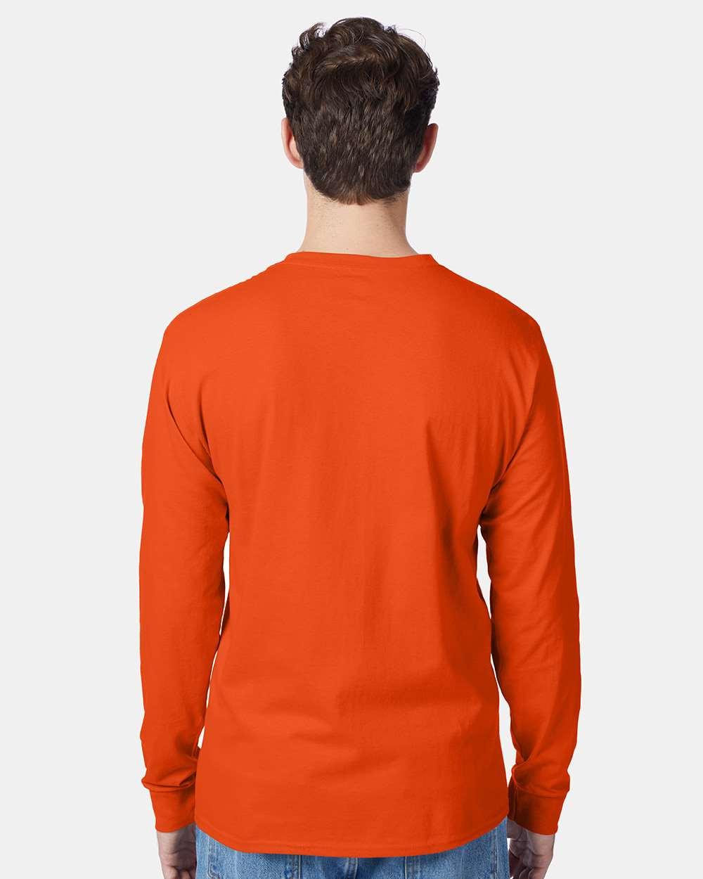 Authentic Long Sleeve Pocket T-Shirt [5596]