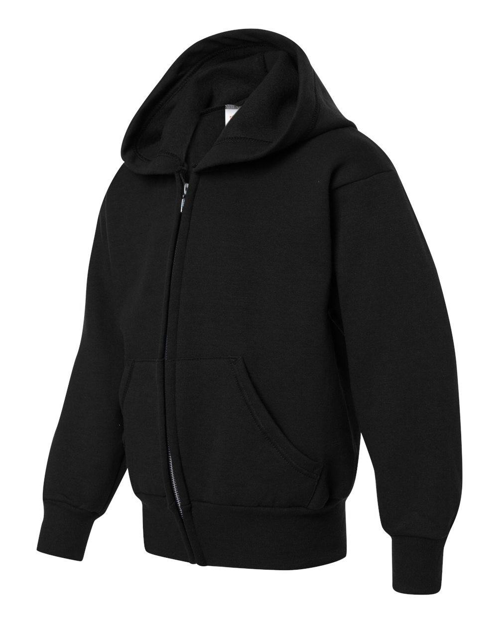 EcoSmart® Youth Full-Zip Hooded Sweatshirt [P480]