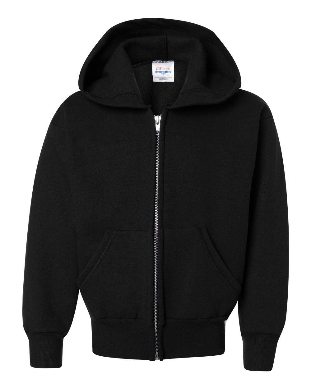 EcoSmart® Youth Full-Zip Hooded Sweatshirt [P480]