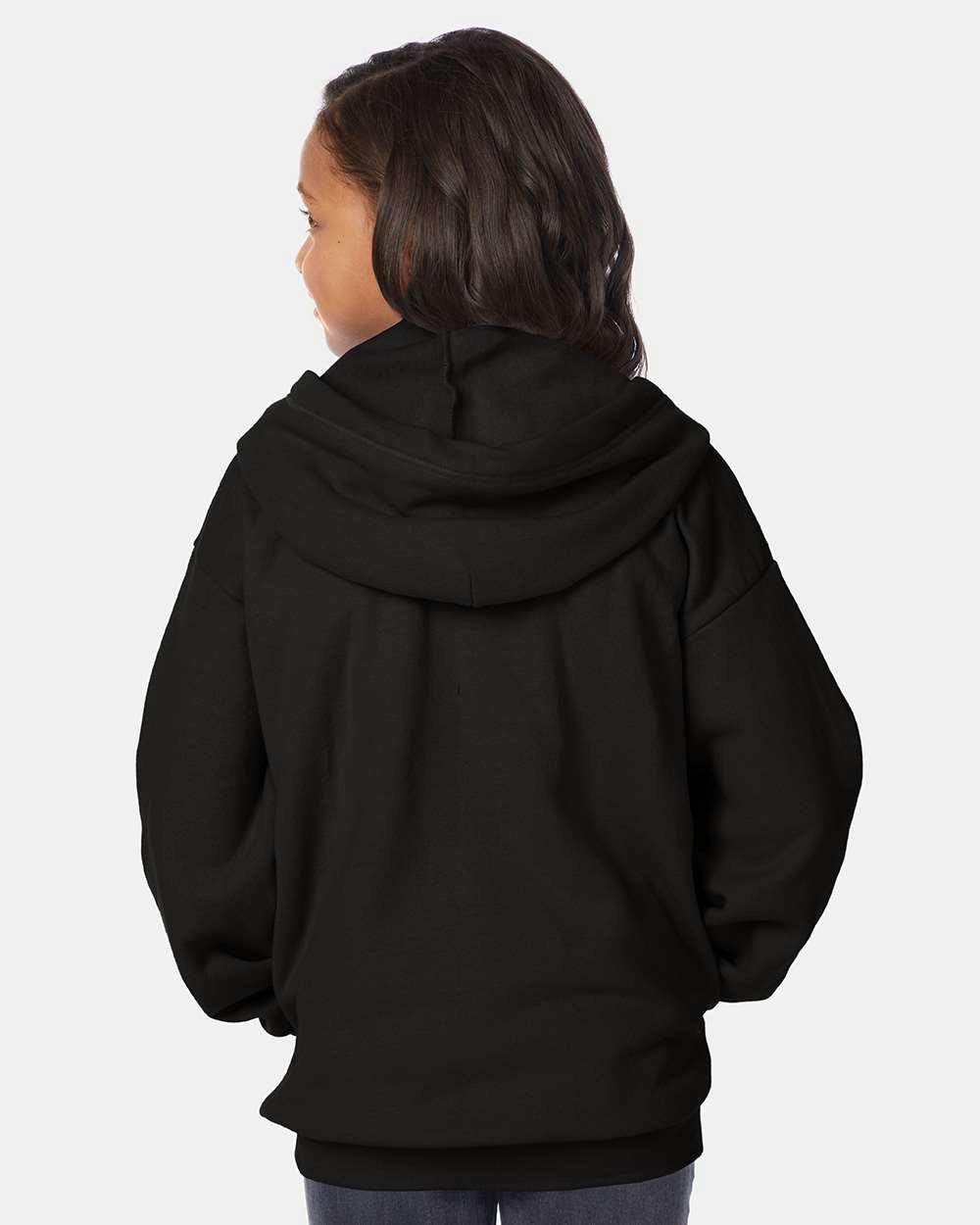 EcoSmart® Youth Full-Zip Hooded Sweatshirt [P480]