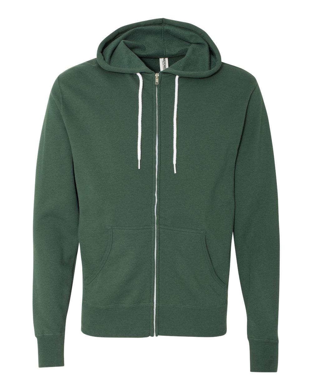 Lightweight Full-Zip Hooded Sweatshirt [AFX90UNZ]