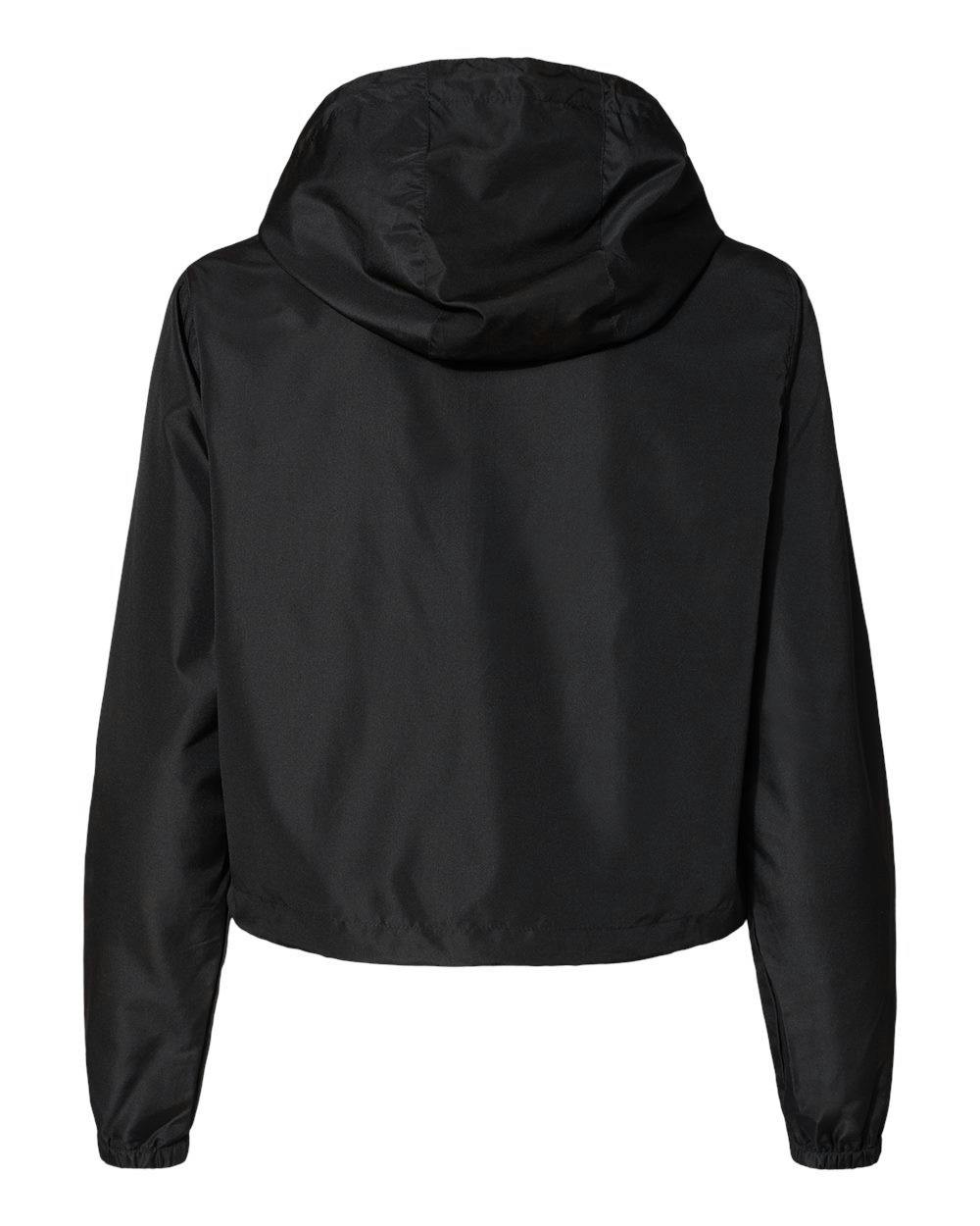 Women's Lightweight Quarter-Zip Pullover Crop Windbreaker [EXP64CRP]