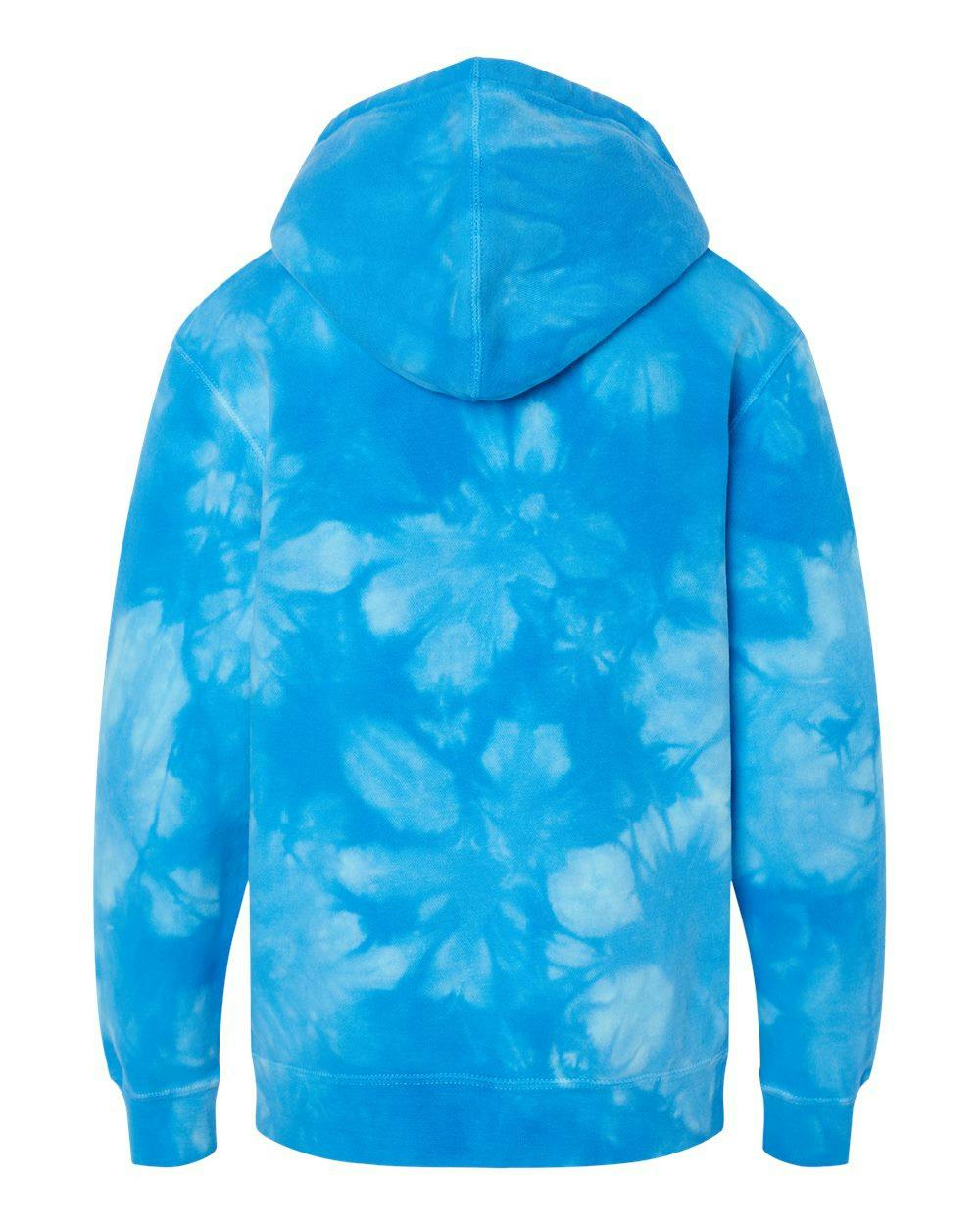 Youth Midweight Tie-Dyed Hooded Sweatshirt [PRM1500TD]