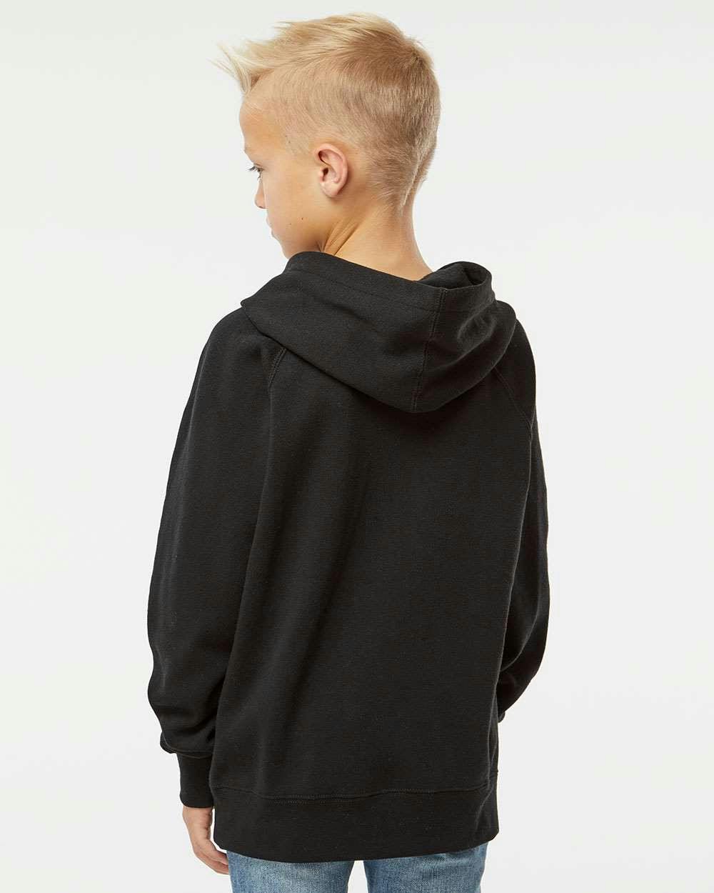 Youth Lightweight Special Blend Raglan Hooded Sweatshirt [PRM15YSB]