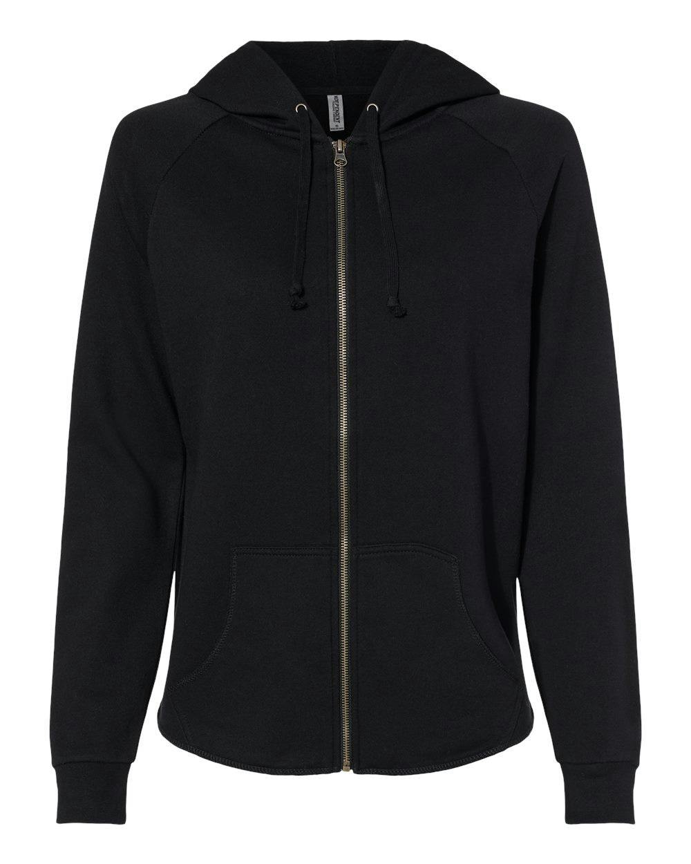 Women's California Wave Wash Full-Zip Hooded Sweatshirt [PRM2500Z]