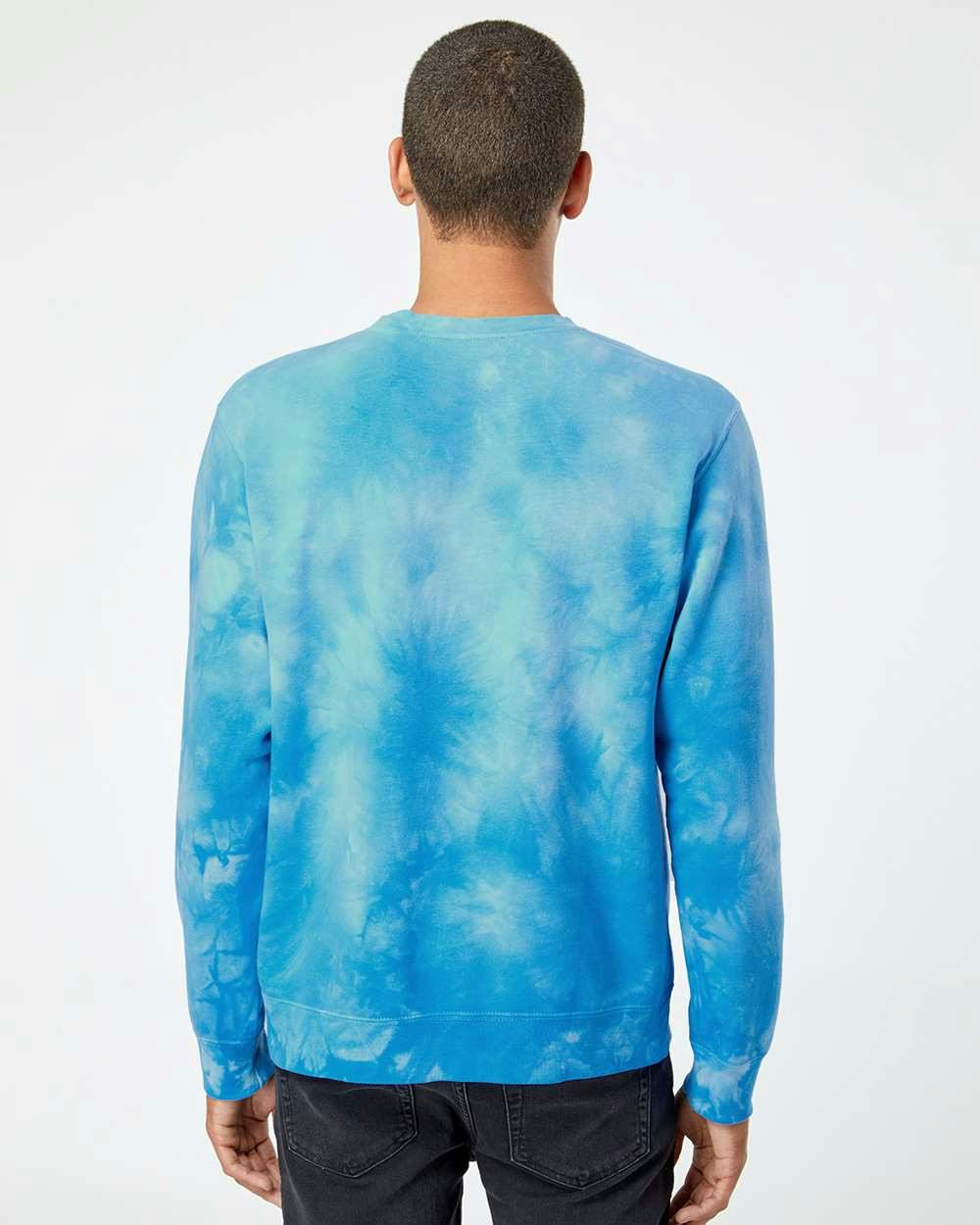 Midweight Tie-Dyed Crewneck Sweatshirt [PRM3500TD]