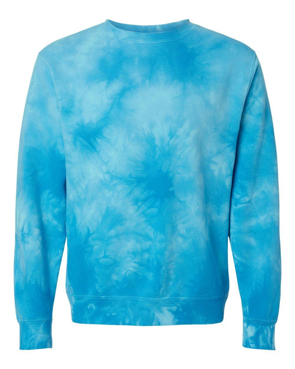 Midweight Tie-Dyed Crewneck Sweatshirt [PRM3500TD]