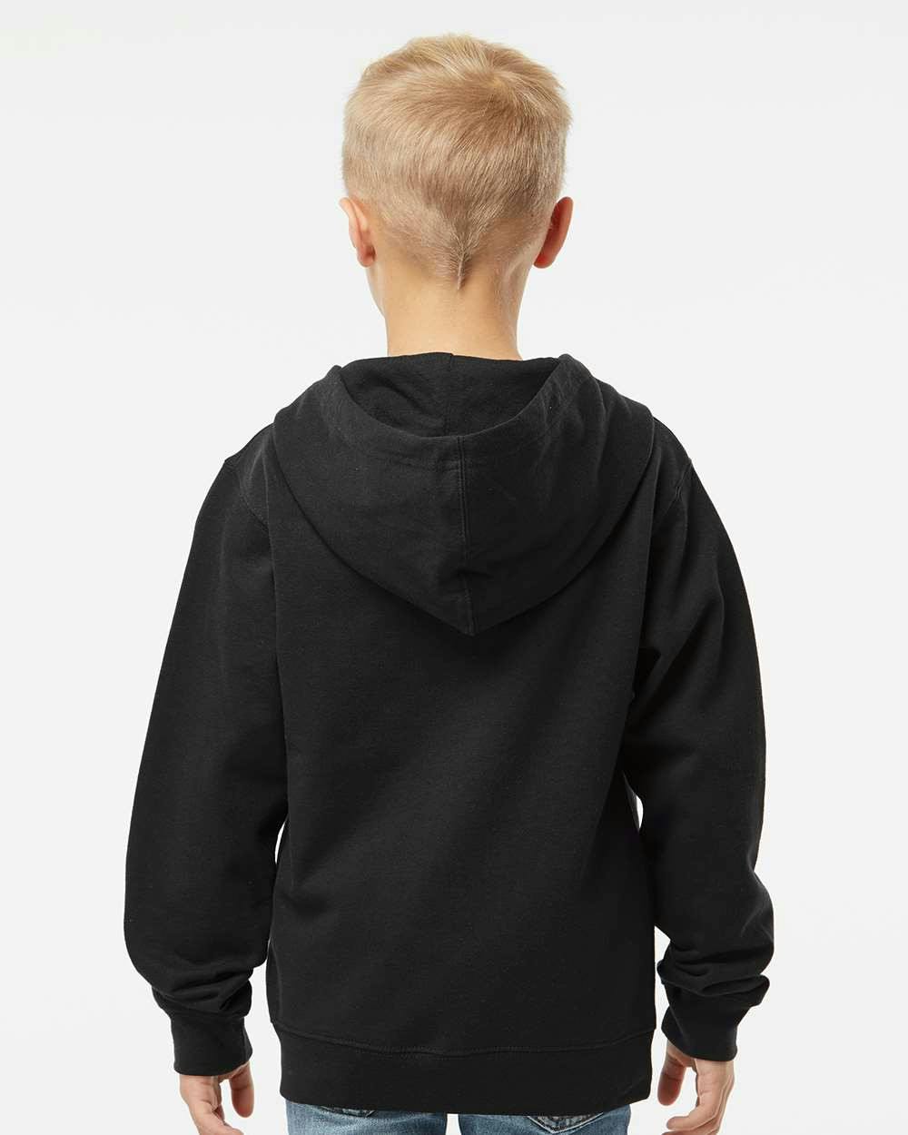 Youth Midweight Full-Zip Hooded Sweatshirt [SS4001YZ]