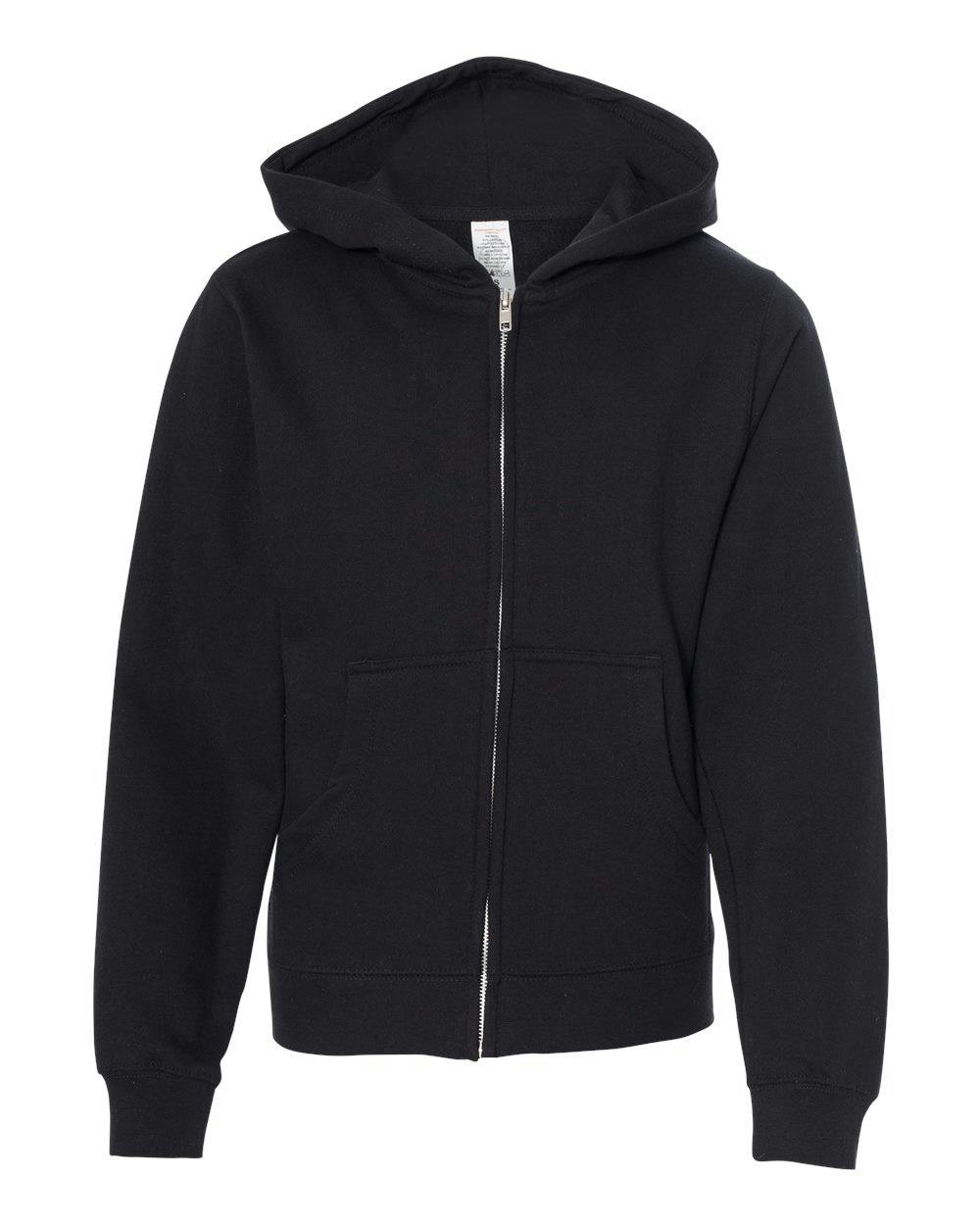 Youth Midweight Full-Zip Hooded Sweatshirt [SS4001YZ]