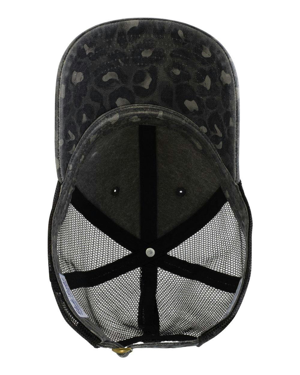 Women's Printed Visor with Mesh Back Cap [JANET]